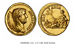 HADRIAN, A.D. 117-138. Gold Aureus | Hopster vzw